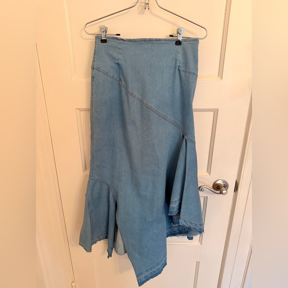 Blue Denim Women's Skirt
